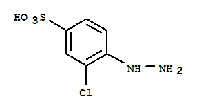 Benzenesulfonic acid,3-chloro-4-hydrazinyl-