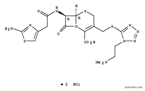 Molecular Structure of 66309-69-1 (Cefotiam hydrochloride)