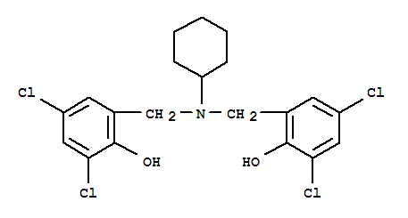 o-Cresol, a,a'-(cyclohexylimino)bis[4,6-dichloro- (8CI) cas  6642-08-6