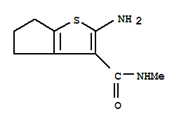 4H-Cyclopenta[b]thiophene-3-carboxamide,2-amino-5,6-dihydro-N-methyl-(9CI)