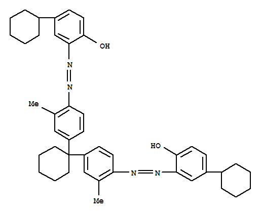 2,2'-[cyclohexylidenebis[(2-methyl-4,1-phenylene)azo]]bis[4-cyclohexylphenol]