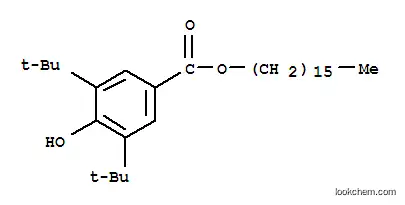 Molecular Structure of 67845-93-6 (Hexadecyl 3,5-bis-tert-butyl-4-hydroxybenzoate)