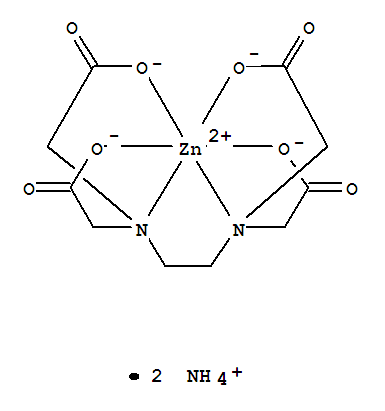 Ethylenediaminetetraacetate-zinc-ammonia complex
