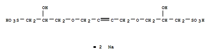 1-Propanesulfonic acid,3,3'-[2-butyne-1,4-diylbis(oxy)]bis[2-hydroxy-, sodium salt (1:2)
