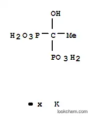 Molecular Structure of 67953-76-8 (1-Hydroxyethanediphosphonic acid potassium salt)