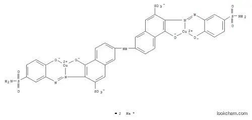 Cuprate(2-), [m-[[7,7'-iminobis[3-[2-[5-(aminosulfonyl)-2-(hydroxy-kO)phenyl]diazenyl-kN1]-4-(hydroxy-kO)-2-naphthalenesulfonato]](6-)]]di-,sodium (1:2)