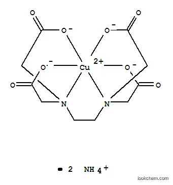 Molecular Structure of 67989-88-2 (Ethylenediaminetetraacetate-copper-ammonia complex)