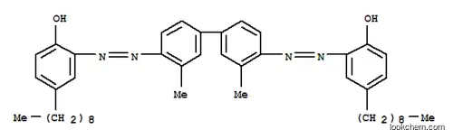 Molecular Structure of 67990-27-6 (2,2'-[(3,3'-dimethyl[1,1'-biphenyl]-4,4'-diyl)bis(azo)]bis[4-nonylphenol])