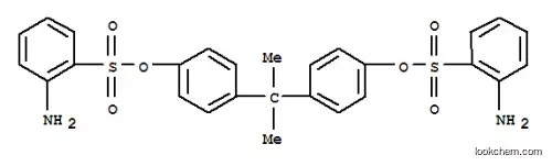 Molecular Structure of 68015-60-1 (2-Aminobenzenesulfonic acid (1-methylethylidene)di-4,1-phenylene ester)