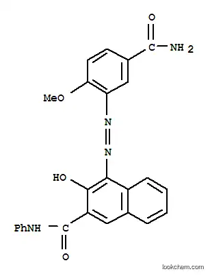 Molecular Structure of 68016-05-7 (4-((5-(Carbamoyl)-2-methoxyphenyl)azo)-3-hydroxy-N-phenylnaphthalene-2-carboxamide)