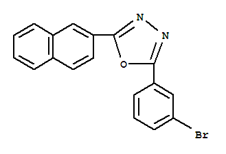2-(3-BROMOPHENYL)-5-(2-NAPHTHYL)-1,3,4-OXADIAZOLE