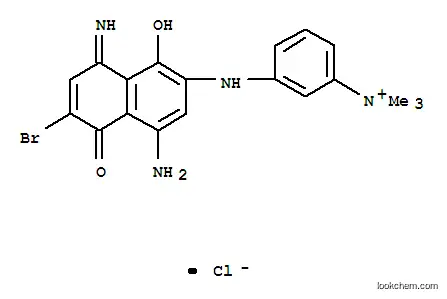 Benzenaminium,3-[(4-amino-6-bromo-5,8-dihydro-1-hydroxy-8-imino-5-oxo-2-naphthalenyl)amino]-N,N,N-trimethyl-,chloride (1:1)