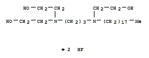 Ethanol,2,2'-[[3-[(2-hydroxyethyl)octadecylamino]propyl]imino]bis-, hydrofluoride (1:2)