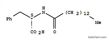 Molecular Structure of 68792-49-4 (N-Myristol-L-phenylalanine)