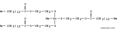 Molecular Structure of 68928-38-1 ((methylstannylidyne)tris(thioethylene) trimyristate)