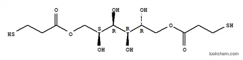 Molecular Structure of 68928-46-1 (D-glucitol 1,6-bis(3-mercaptopropionate))