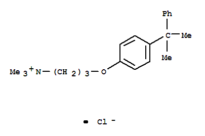 1-Propanaminium,N,N,N-trimethyl-3-[4-(1-methyl-1-phenylethyl)phenoxy]-, chloride (1:1)