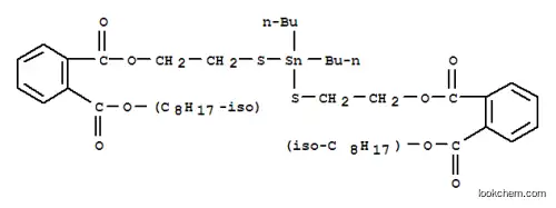 Molecular Structure of 68928-78-9 ((dibutylstannylene)bis(thioethylene) diisooctyl diphthalate)