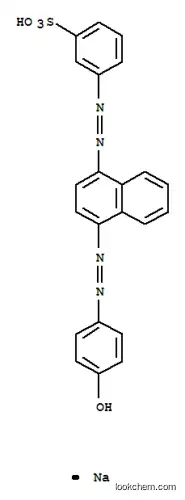 Molecular Structure of 68958-98-5 (sodium 3-[[4-[(4-hydroxyphenyl)azo]-1-naphthyl]azo]benzenesulphonate)