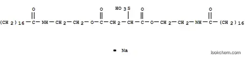 sodium 1,4-bis[2-[(1-oxooctadecyl)amino]ethyl] sulphonatosuccinate