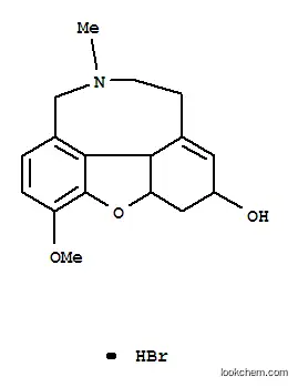 Molecular Structure of 69353-21-5 (Benzofuro[4,3,2-efg][2]benzazocin-2-ol,2,3,3a,8,9,10,11,11b-octahydro-5-methoxy-9-methyl-, hydrobromide (9CI))