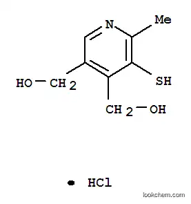 Molecular Structure of 6971-65-9 ((6-methyl-5-sulfanylpyridine-3,4-diyl)dimethanol)