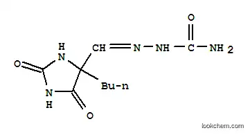 Molecular Structure of 6974-20-5 ([(4-butyl-2,5-dioxo-imidazolidin-4-yl)methylideneamino]urea)