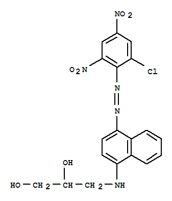 1,2-Propanediol,3-[[4-[2-(2-chloro-4,6-dinitrophenyl)diazenyl]-1-naphthalenyl]amino]-