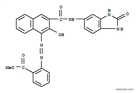 Benzoic acid, 2-[[3-[[(2,3-dihydro-2-oxo-1H-benzimidazol-5-yl)amino]carbonyl]-2-hydroxy-1-naphthalenyl]azo]-, methyl ester