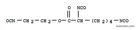 Molecular Structure of 69878-18-8 (2,6-DIISOCYANATOHEXANOIC ACID 2-ISOCYANATOETHYL ESTER)