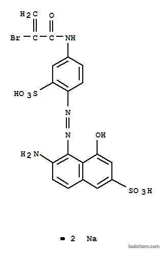 disodium 6-amino-5-[[4-[(2-bromo-1-oxoallyl)amino]-2-sulphonatophenyl]azo]-4-hydroxynaphthalene-2-sulphonate