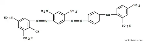 Molecular Structure of 70660-45-6 (3-[[2,4-diamino-5-[[4-(4-nitro-2-sulphoanilino)phenyl]azo]phenyl]azo]-5-sulphosalicylic acid)
