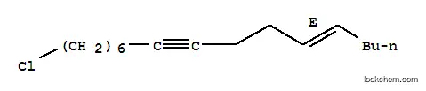 Molecular Structure of 70682-66-5 ((E)-16-chlorohexadec-5-en-9-yne)
