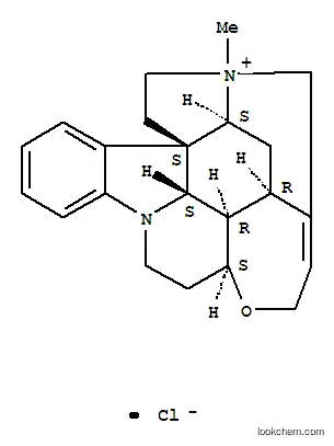 Molecular Structure of 70689-95-1 (19-Methylstrychnidin-19-ium chloride)