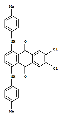 9,10-Anthracenedione,6,7-dichloro-1,4-bis[(4-methylphenyl)amino]-