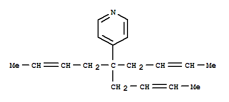 Pyridine,4-(1,1-di-2-buten-1-yl-3-penten-1-yl)-