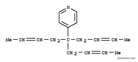 Molecular Structure of 70776-89-5 (4-(1,1-dibut-2-enylpent-3-enyl)pyridine)