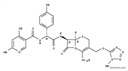 Molecular Structure of 70797-11-4 (Cefpiramide acid)