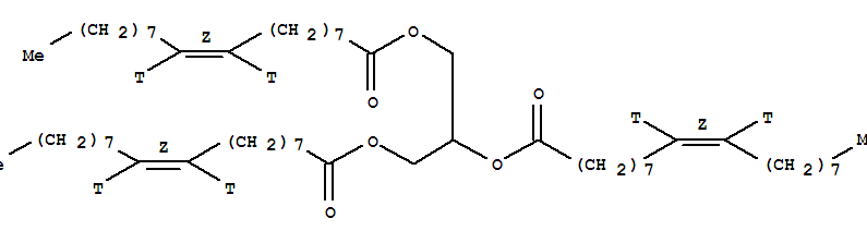 9-Octadecenoic-9,10-t2acid, 1,2,3-propanetriyl ester, (Z,Z,Z)- (9CI)