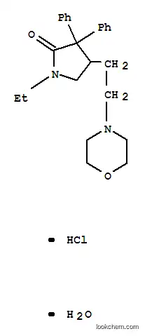 Molecular Structure of 7081-53-0 (Doxapram hydrochloride monohydrate)
