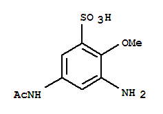 Benzenesulfonic acid,5-(acetylamino)-3-amino-2-methoxy-