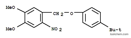 Molecular Structure of 71302-58-4 (4-[[4-(tert-butyl)phenoxy]methyl]-5-nitroveratrole)