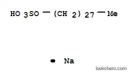 Molecular Structure of 71317-47-0 (sodium octacosyl sulphate)