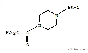Molecular Structure of 713522-59-9 ((4-ISOBUTYL-PIPERAZIN-1-YL)-OXO-ACETIC ACID)