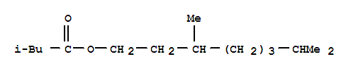 Butanoic acid,3-methyl-, 3,7-dimethyloctyl ester