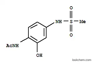 Molecular Structure of 71662-38-9 (N-[2-hydroxy-4-[(methylsulphonyl)amino]phenyl]acetamide)