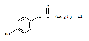 Butanoic acid,4-chloro-, 4-hydroxyphenyl ester