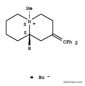 Molecular Structure of 71731-46-9 (2H-Quinolizinium, octahydro-2-(diphenylmethylene)-5-methyl-, bromide,  trans-)