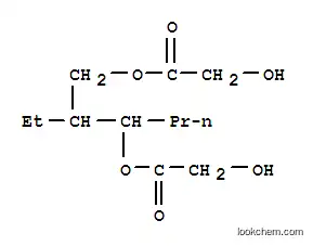 Molecular Structure of 71849-92-8 (2-ethyl-1-propyl-1,3-propanediyl bis(hydroxyacetate))