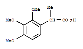 Benzeneacetic acid,2,3,4-trimethoxy-a-methyl-